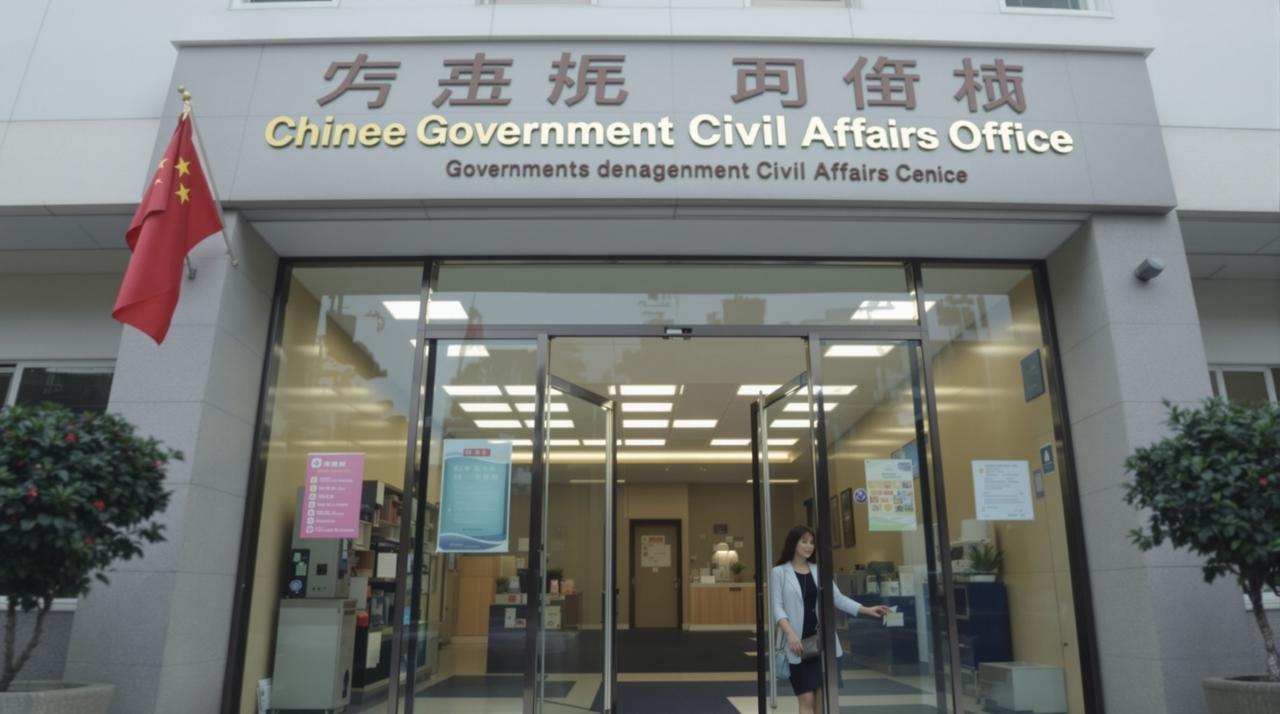 女星民政局现身全程录像，疑似办理离婚手续